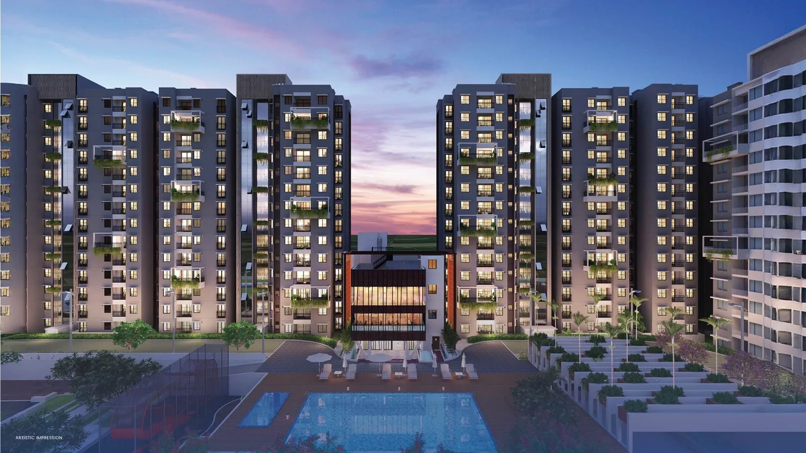 Purva Zenium, Airport Road